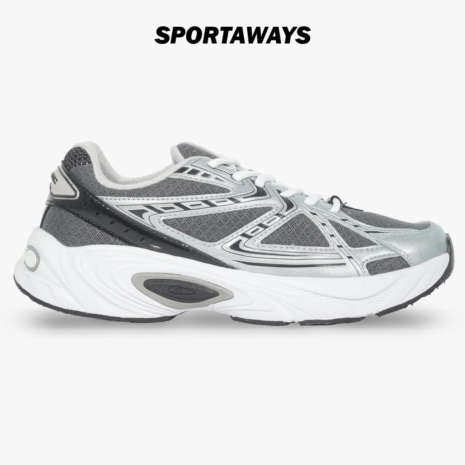 Sepatu Running Spotec Retrograde - Perak/Abu Tua 