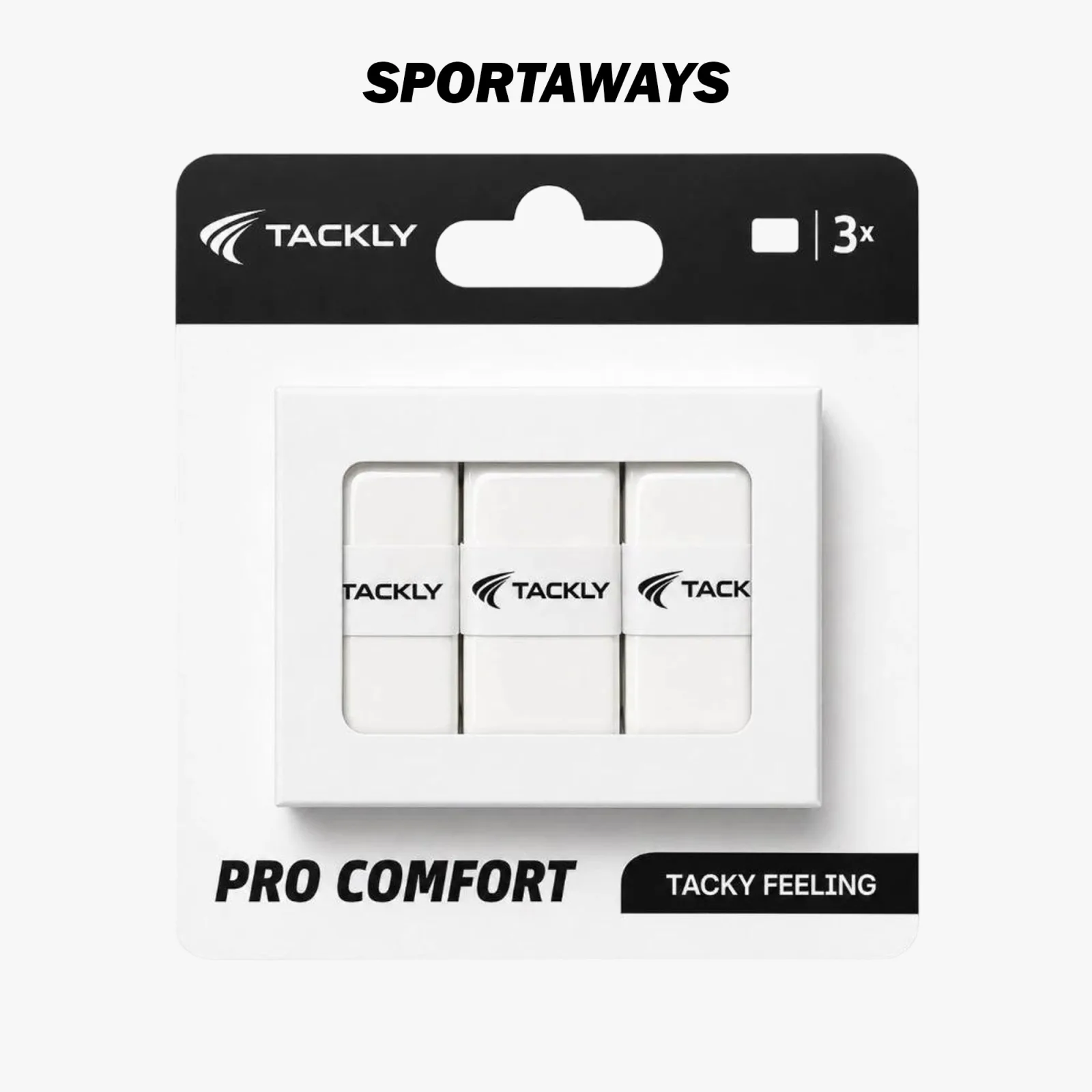 Grip Raket Padel isi 3pcs Tackly Pro Comfort