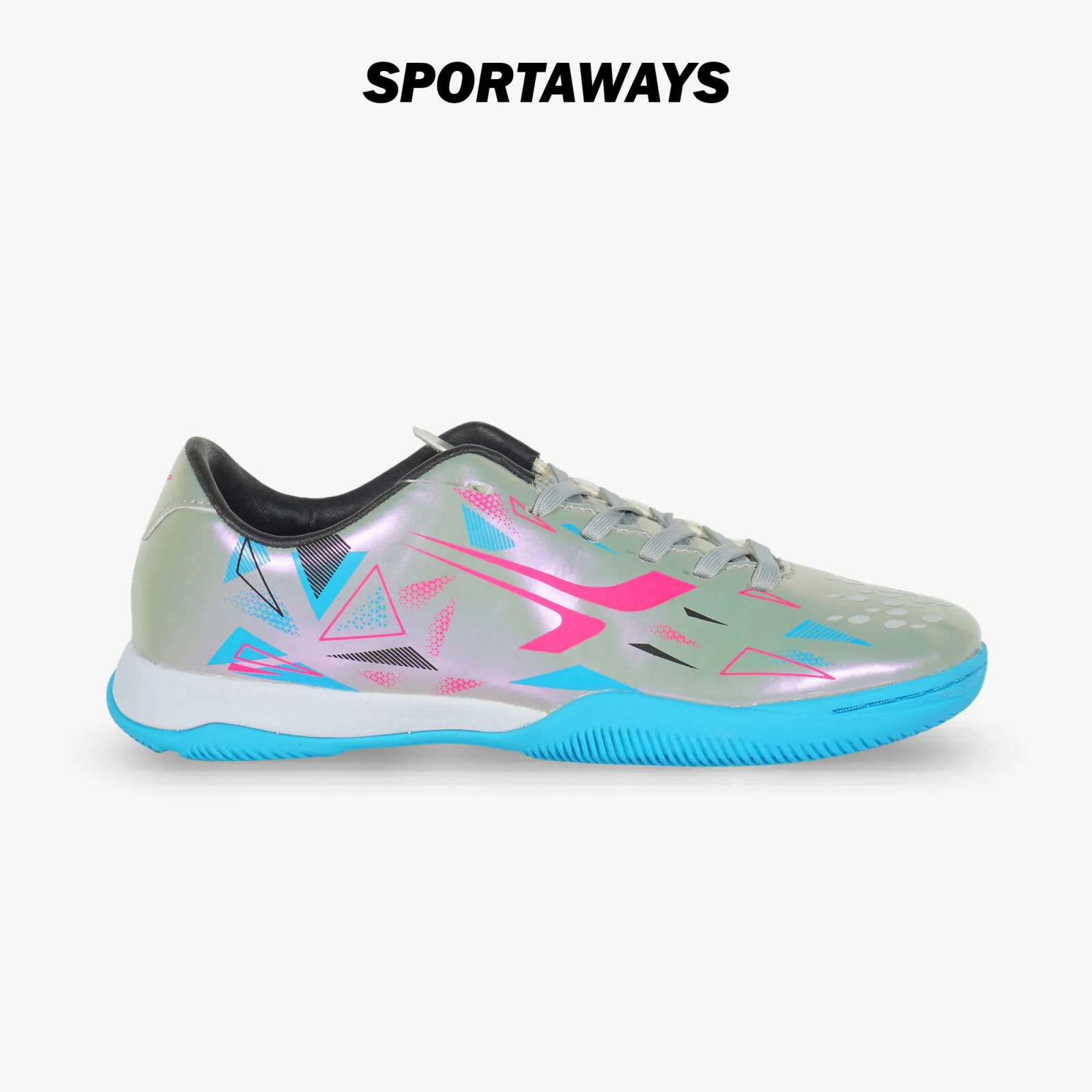 Sepatu Bola Anak Tecra Catalan IN JR - Silver 