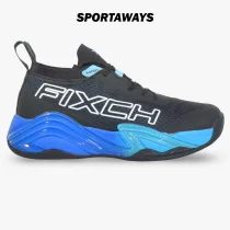 Sepatu Voli Fixch Impish Titans - Black/Cyan Neon/White