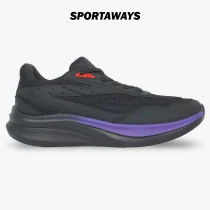 Sepatu Running Spotec Valiant - Hitam/Ungu 
