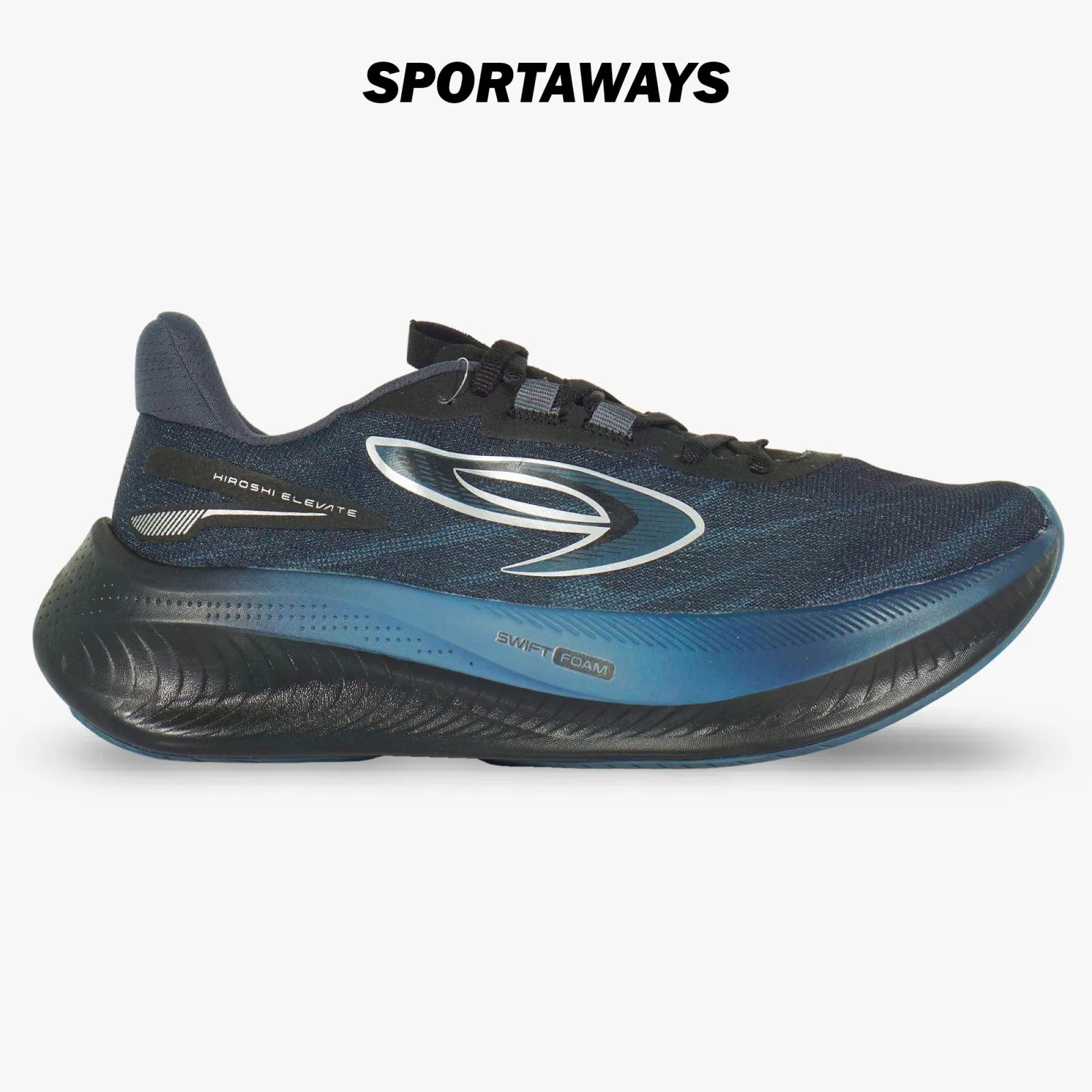 Sepatu Runnning 910 Hiroshi Elevate - Hitam/Abu Tua/Silver 