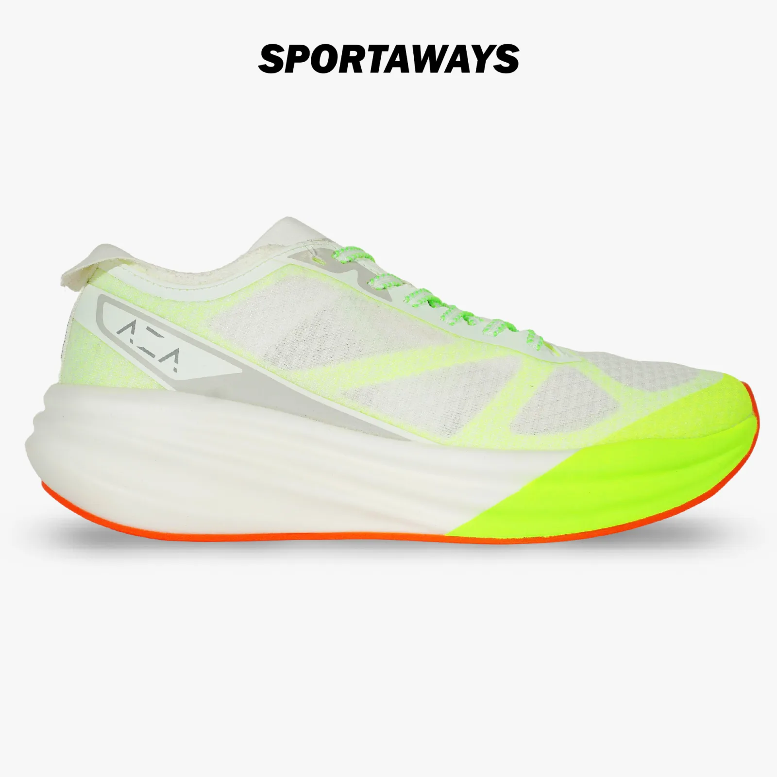 Aza Dash - White/Neon Green 