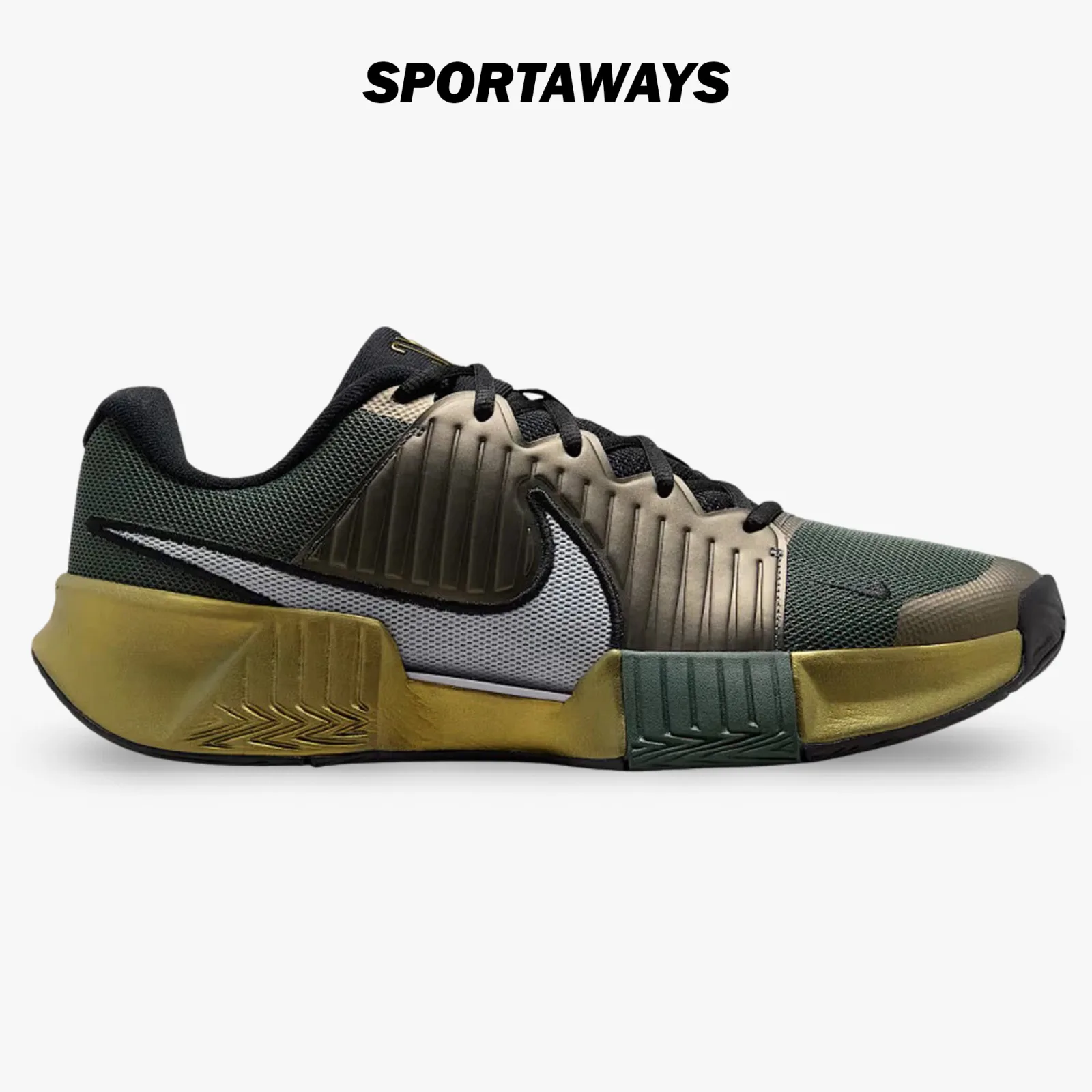 Sepatu Padel Nike M Zoom GP Challenge Pro Hc Prm IZ5016 300 - Camo Green 