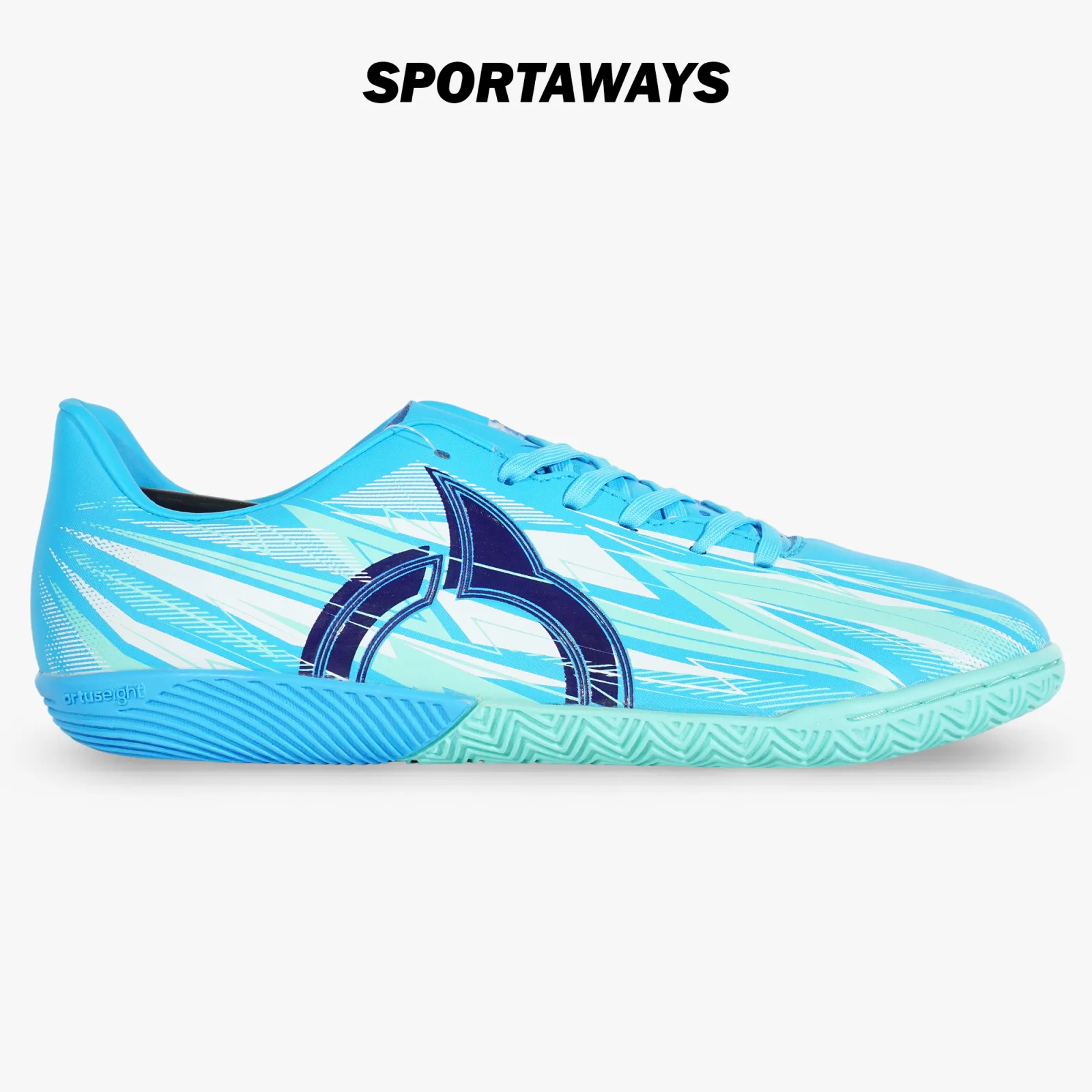 Sepatu Futsal Ortuseight Volt V3 IN - Cyan/Black 