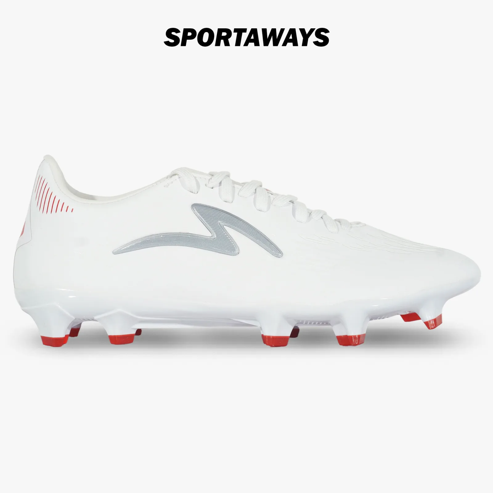 Sepatu Bola Specs Accelerator Illuzion 4 Pro FG - White/True Red 