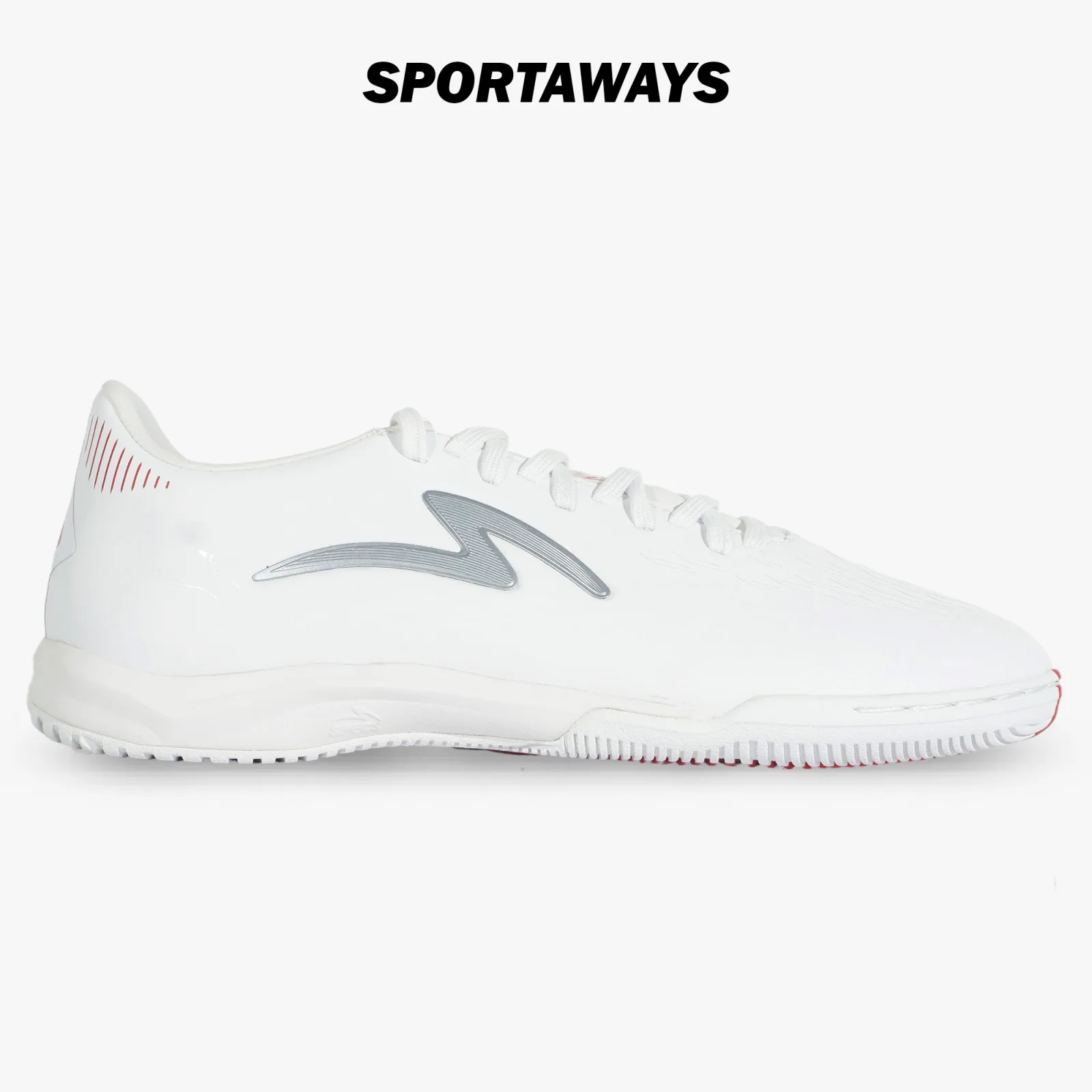 Sepatu Futsal Specs Accelerator Illuzion 4 Pro IN - White/True Red 