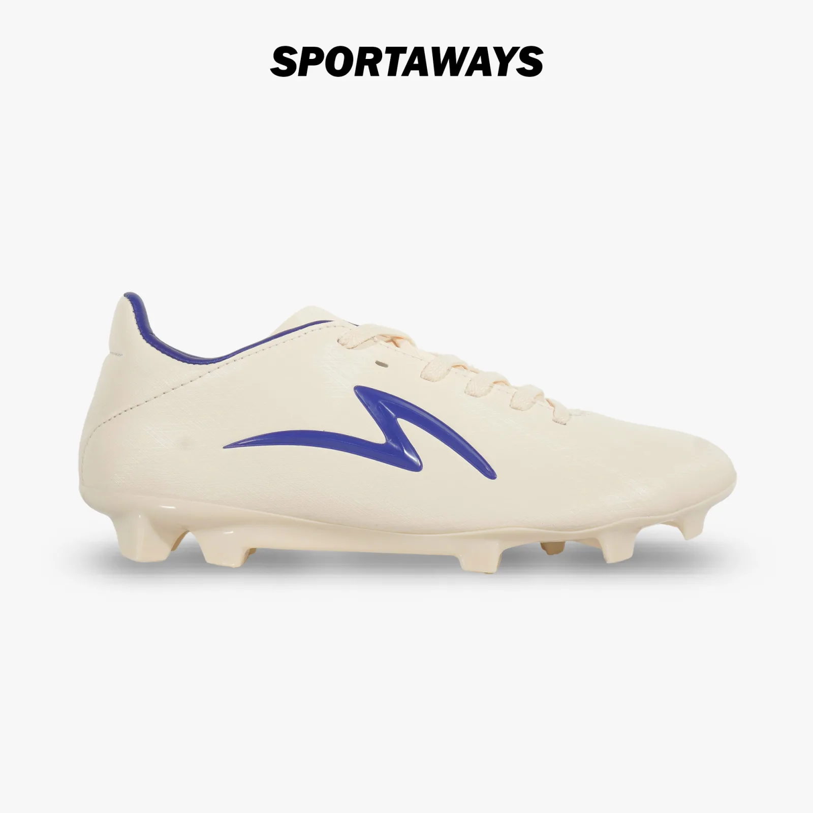 Sepatu Bola Anak Specs Essorer JR FG - Ecru/Mazarine Blue