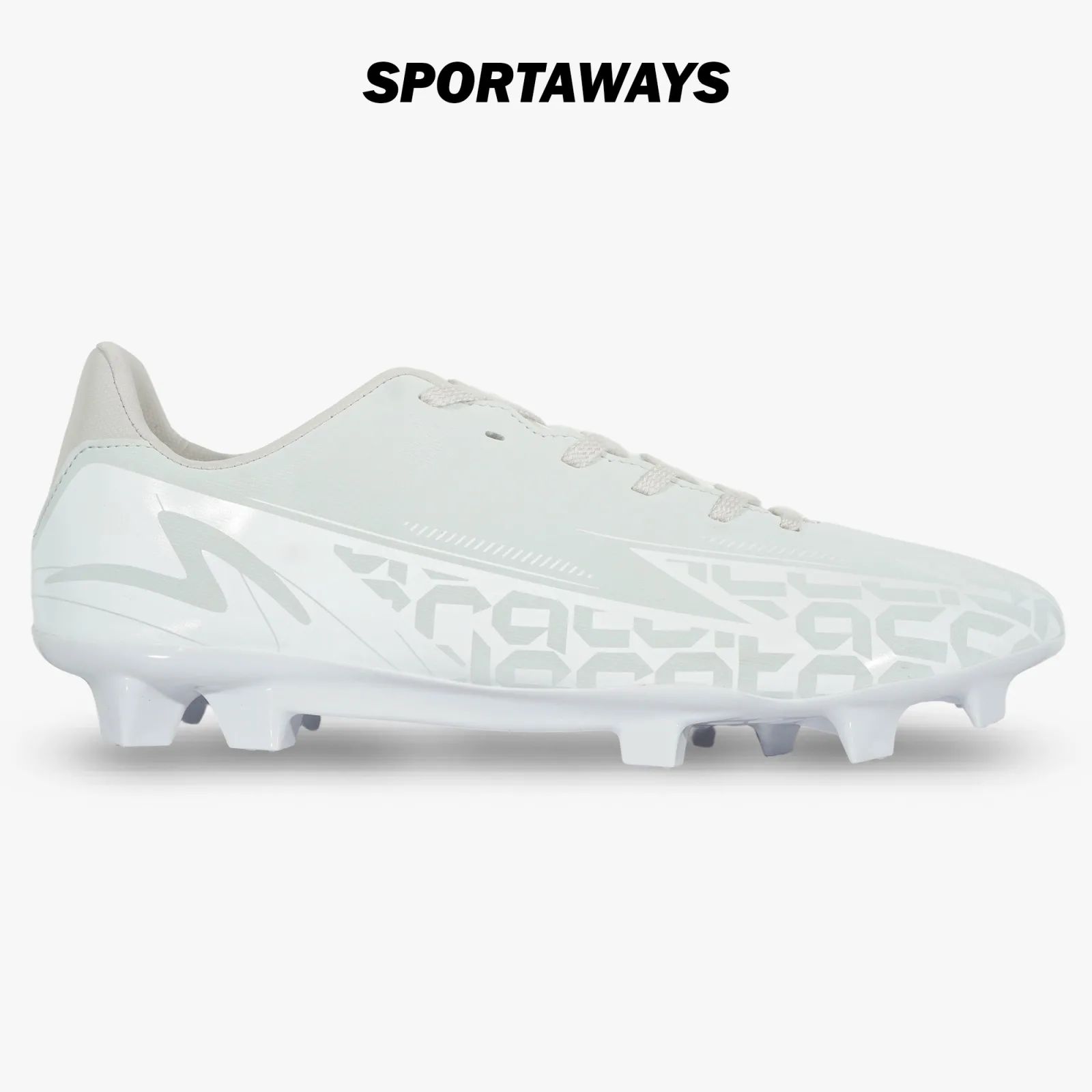 Sepatu Bola Specs XLR 4 FG - Ice Flow/Oyster Mushroom/White 