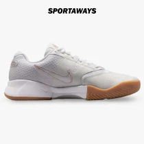 Sepatu Padel Nike M Court Lite 4 FD6574 111 - White/Orewood Brn 