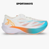 Sepatu Running Ortuseight Hyperglide 4.0 - White/Teal/Ortrange 