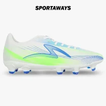 Sepatu Bola Specs Speedblaze 5 FG - White/Green Gecko/Blue 