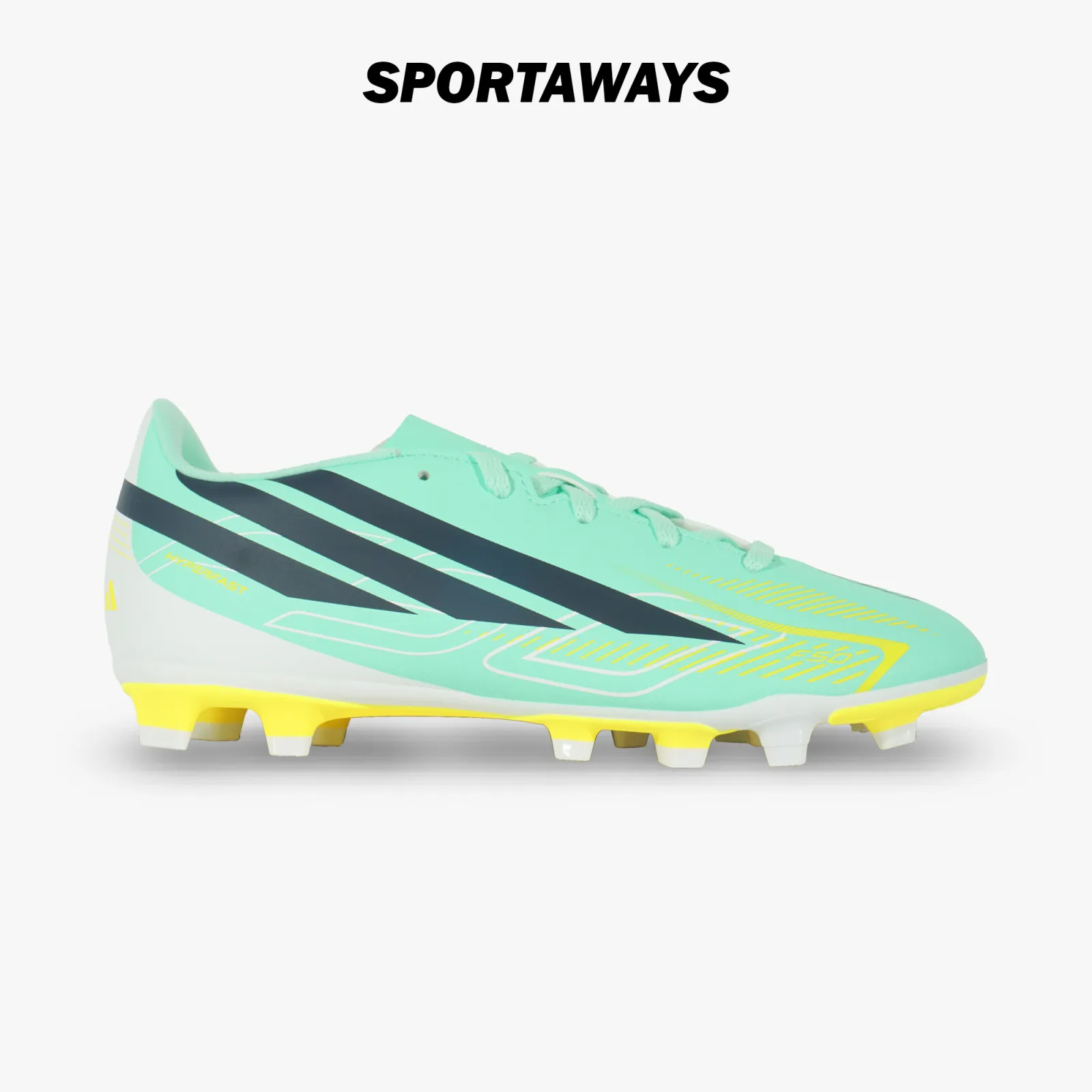 Sepatu Bola Adidas F50 Hyperfast Club FG/MG J KK1305 - Pulmin/Ntnavy/Sollem Menpou/Blnanu 