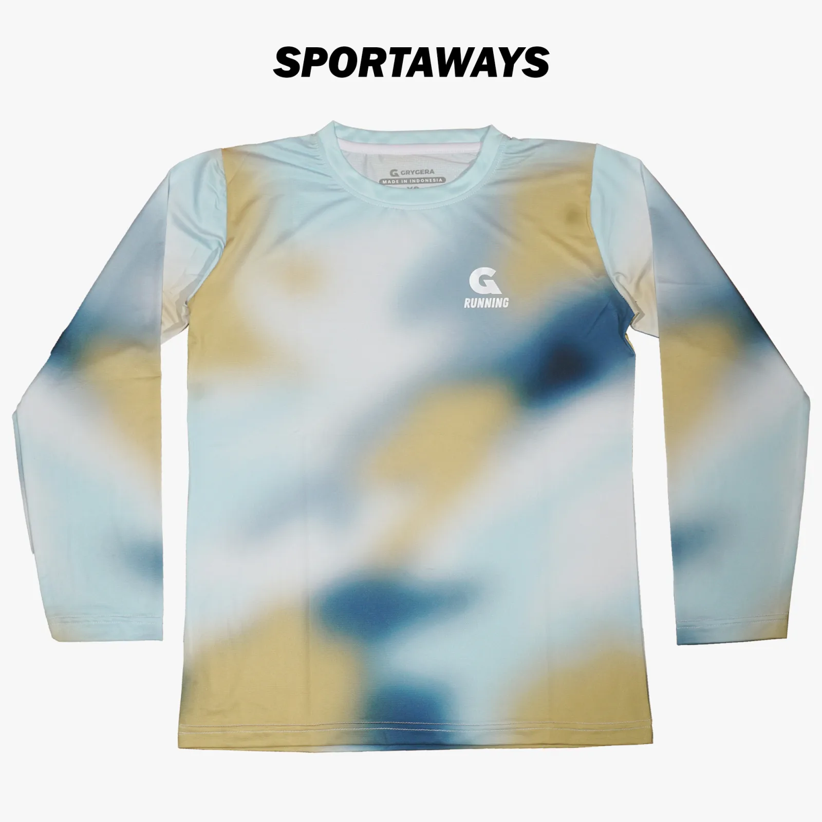 Jersey Grygera Jersey Running Flux Run LS W - Coastal Breeze