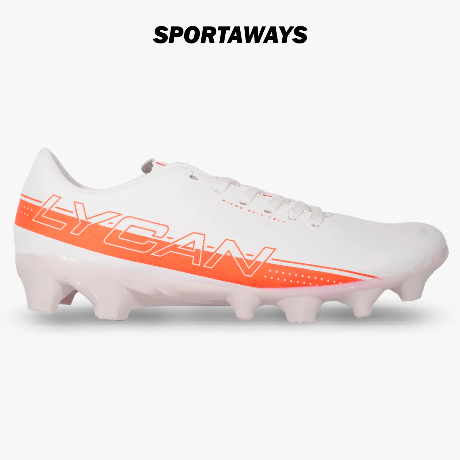 Sepatu Bola Lycan GT 01 FG - White/Orange 
