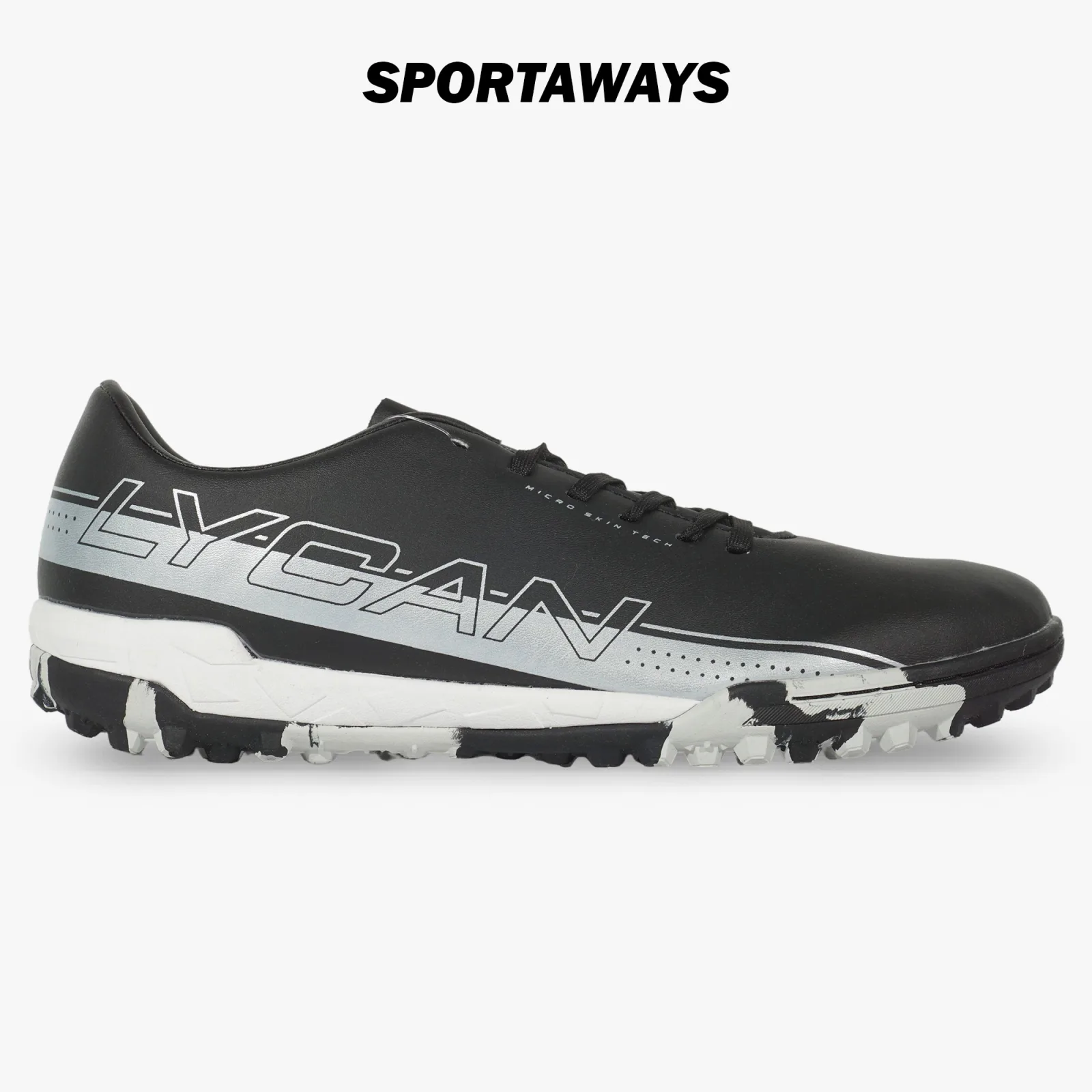 Sepatu Futsal Turf Lycan GT 01 TF - Black/Silver 
