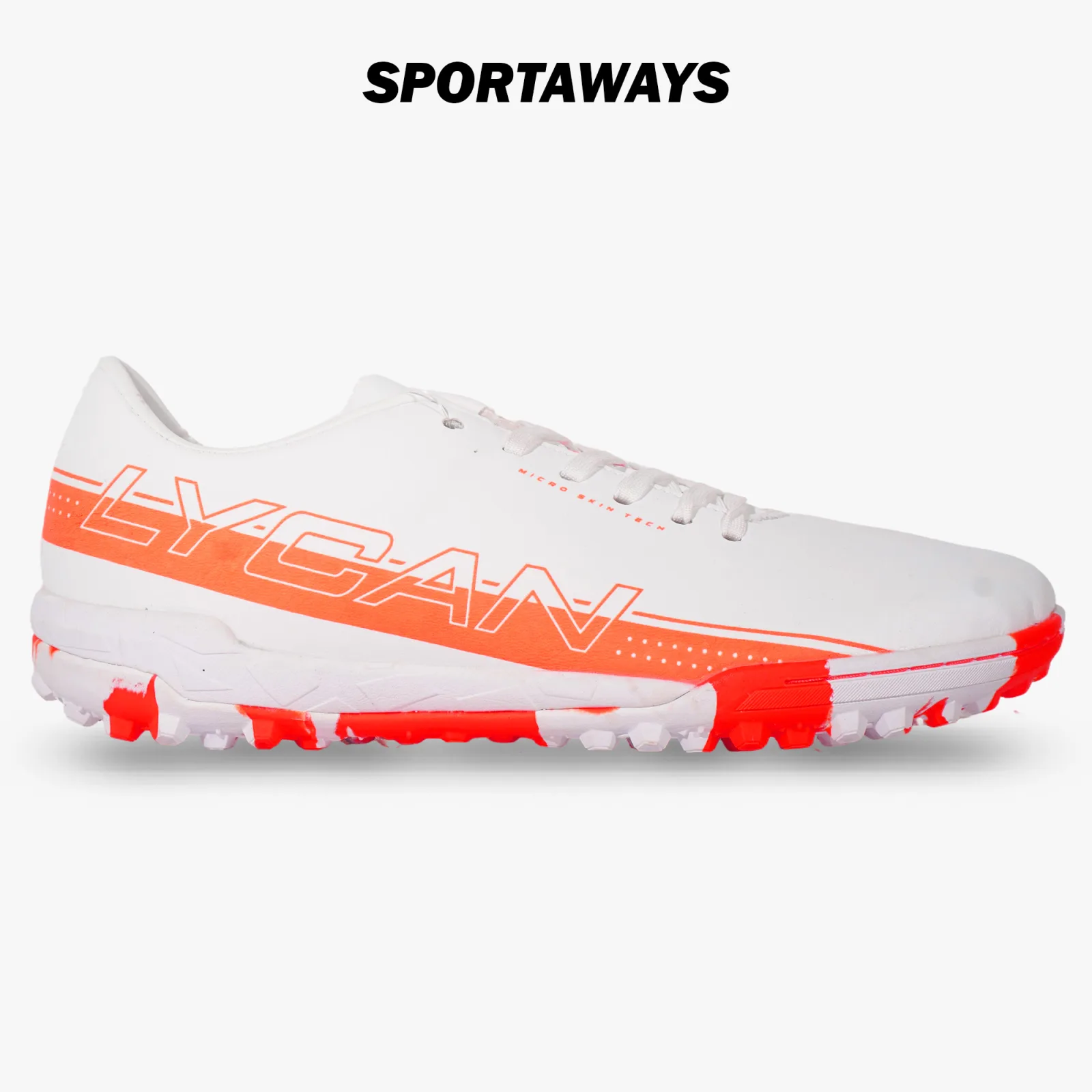 Sepatu Futsal Turf Lycan GT 01 TF - White/Orange 