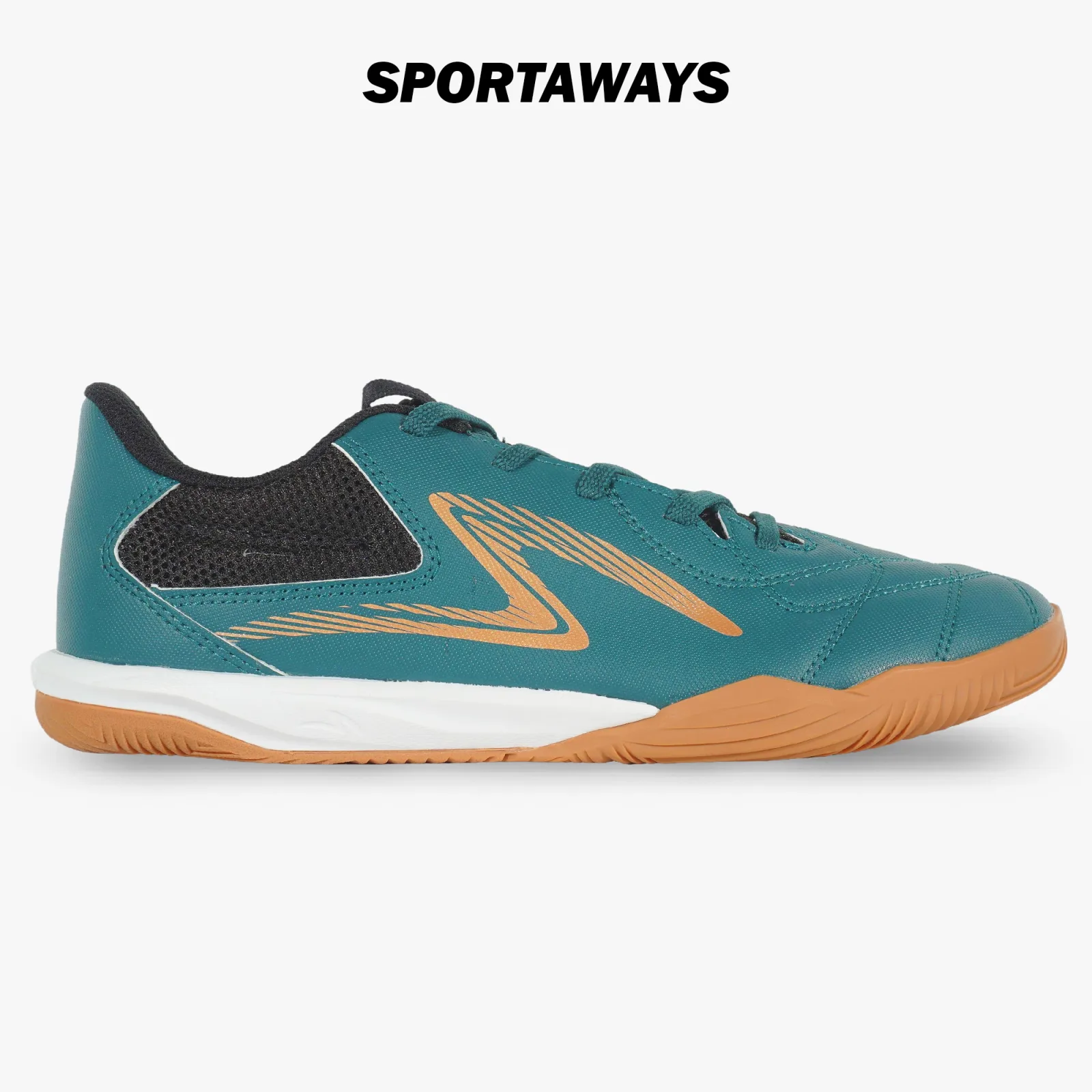 Sepatu Futsal Specs Metasala Esquiva RE - Jasper/Pale Gold/White