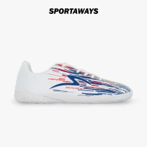 Sepatu Futsal Anak Specs Lightspeed Reborn JR IN - White/Dark Blue/Red