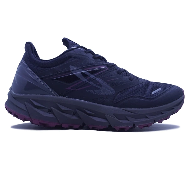 Sepatu Running 910 Yuza Evo - Hitam/Burgundy/Abu Ash