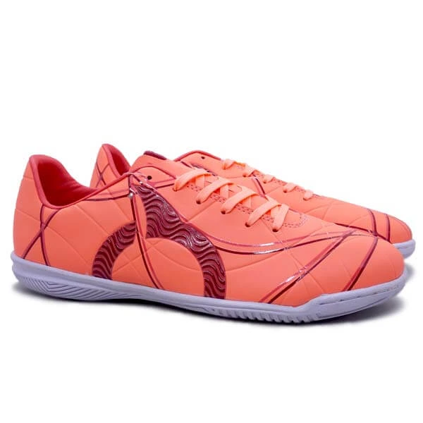 Sepatu Futsal Ortuseight Zenith IN - Peach/Maroon