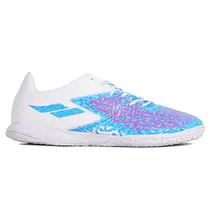 Sepatu Futsal Mills Triton Genome Prime IN - White/Ocean Blue/Pink