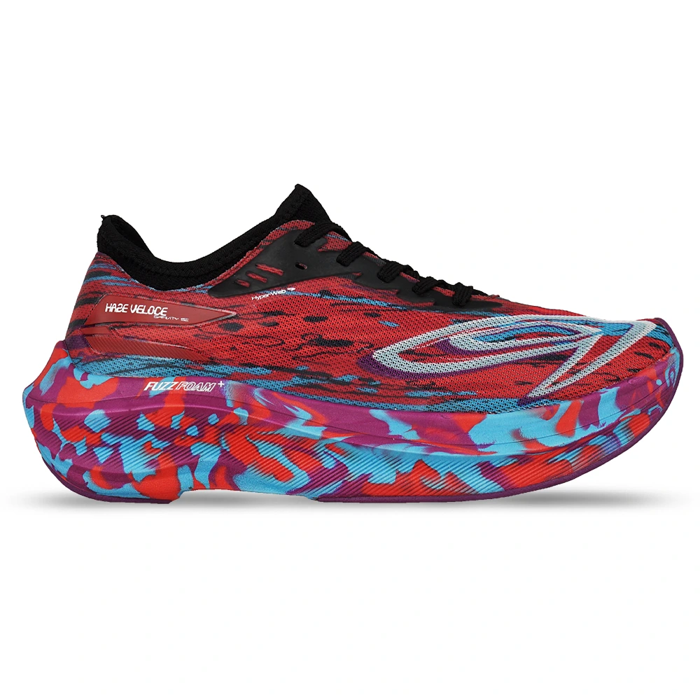 Sepatu Running 910 Haze Veloce Gravity - Merah/Biru/Ungu
