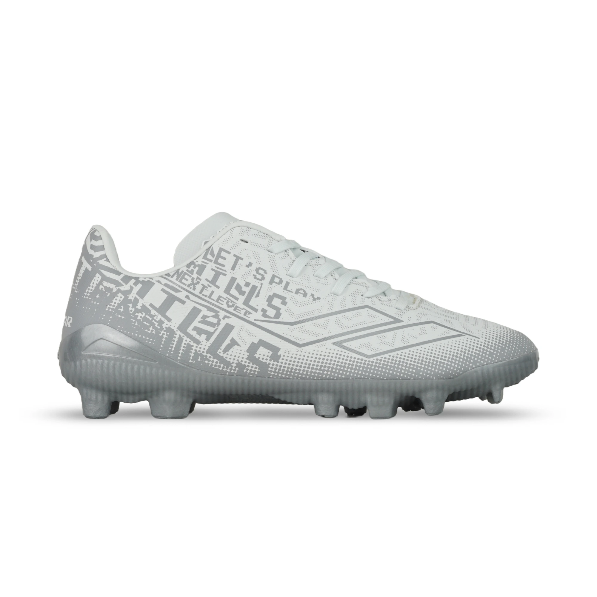 Sepatu Bola Anak Mills Blazar FG Jr - Lt Grey/Dk Grey