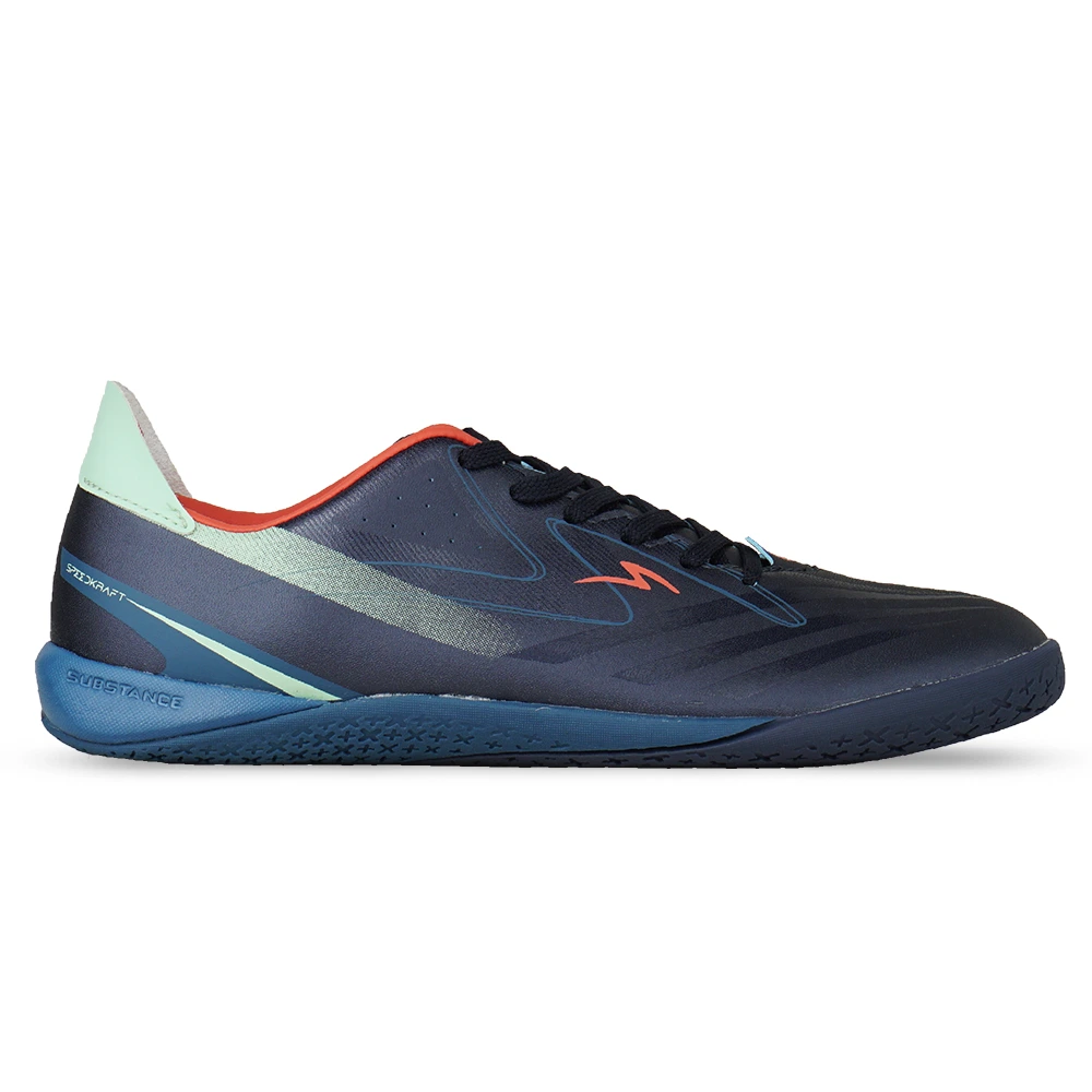 Sepatu Futsal Specs Accelerator Speedkraft Core IN - Noir Blue/Mushy Mint