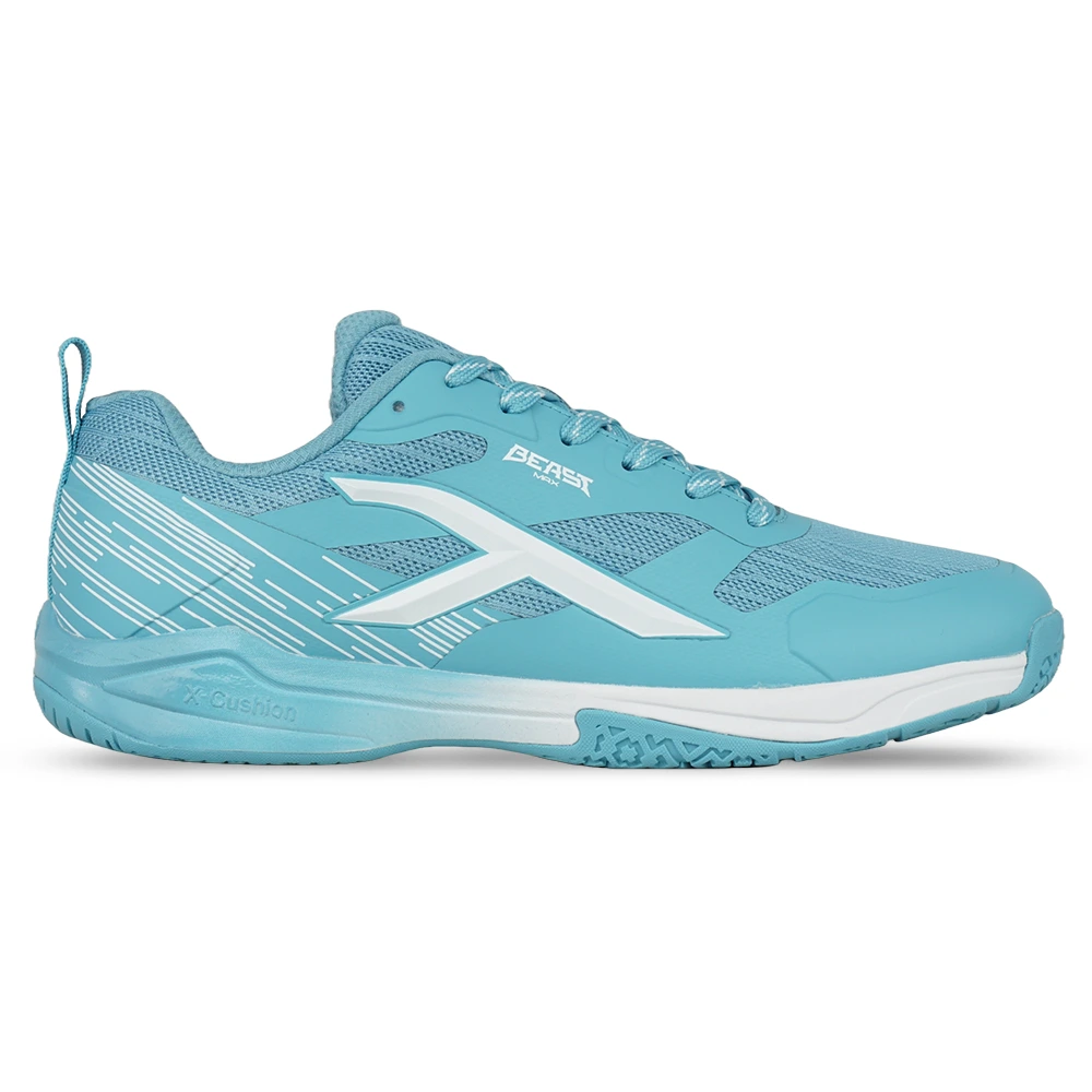 Sepatu Badminton Hundred Beast Max HBFS-2M098-8 - Blue/White