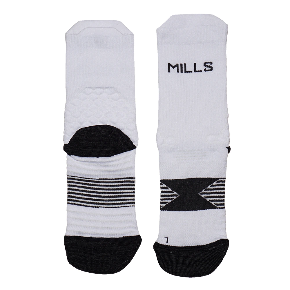 Kaos Kaki Mills Nubar Quarter Sock A1 4003 - White/Grey