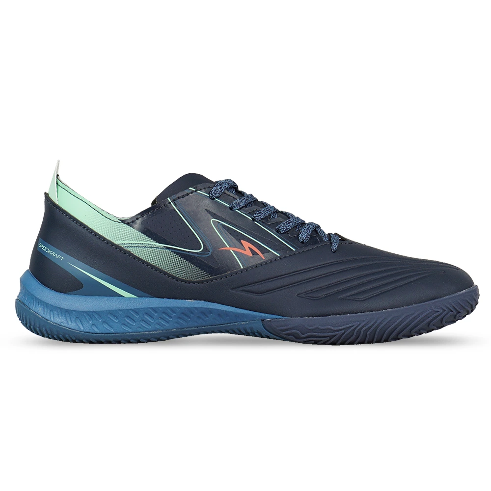 Sepatu Futsal Specs Accelerator Speedkraft Pro IN - Noir Blue/Mushy MInt