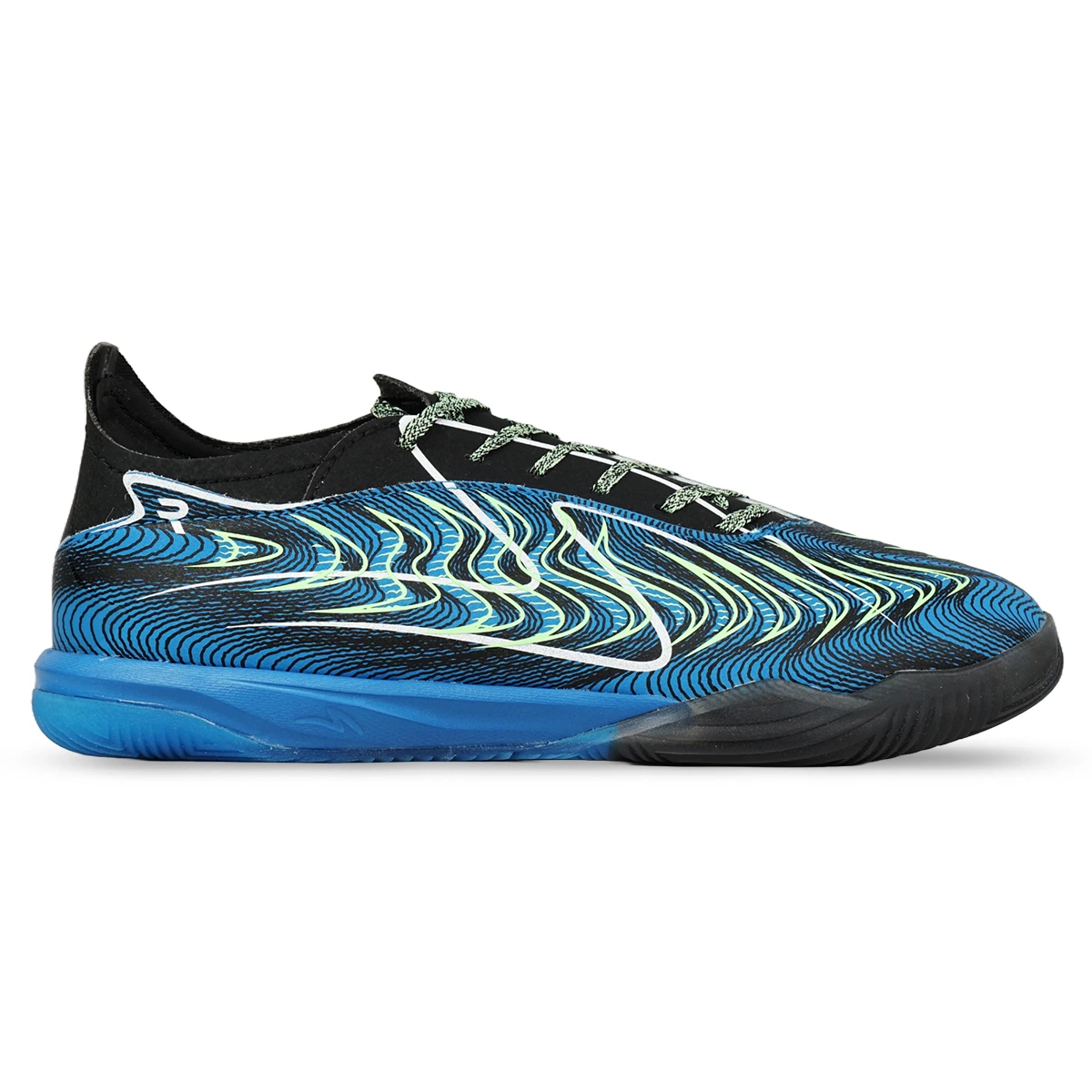 Sepatu Futsal Specs Reacto Deviant Pro IN - Black/Patina/Green/Metro Blue