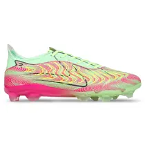 Sepatu Bola Specs Reacto Deviant Pro FG - Patina Green/Safety Yellow/Pink Glo