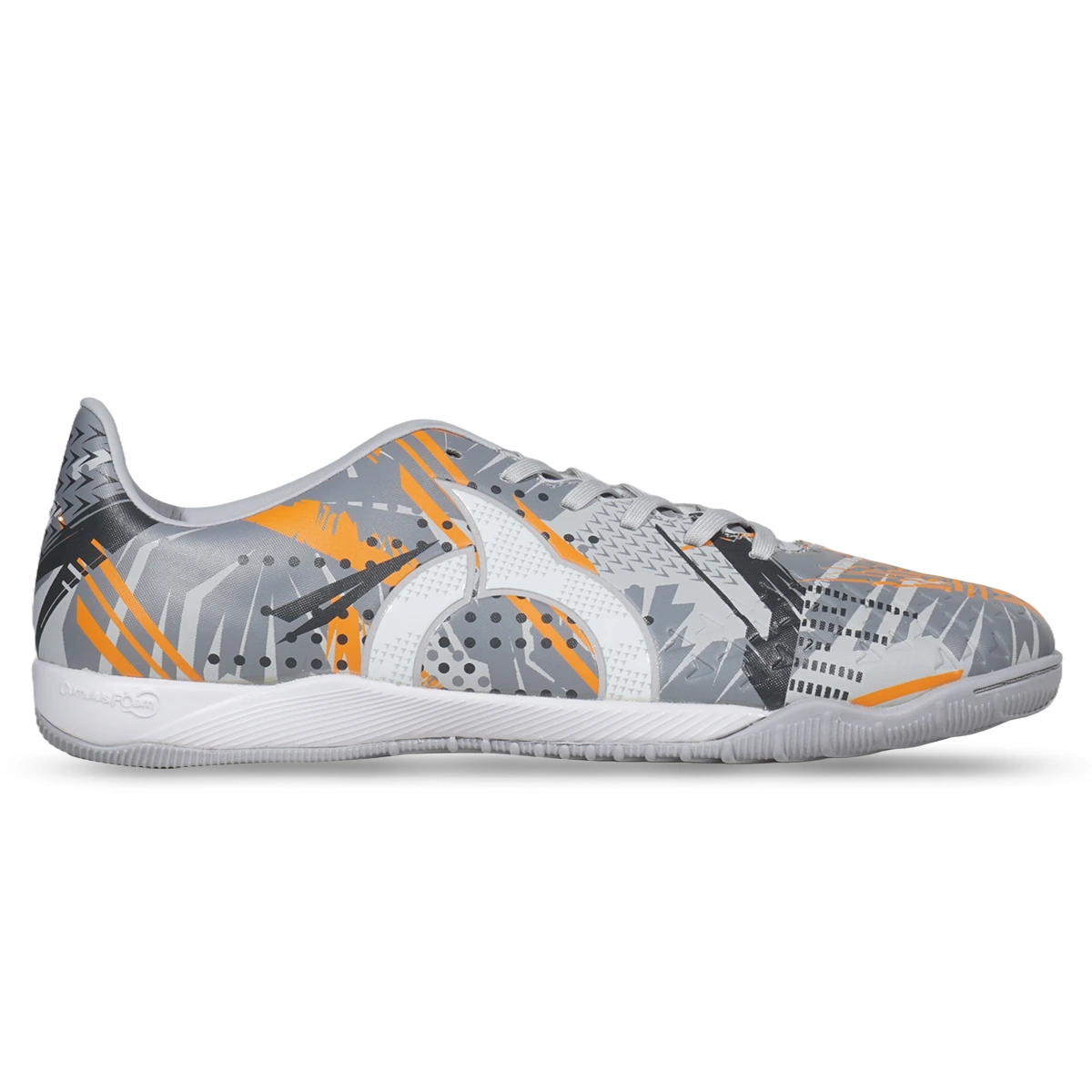 Sepatu Futsal Ortuseight Havoc IN - Grey/Ortrange