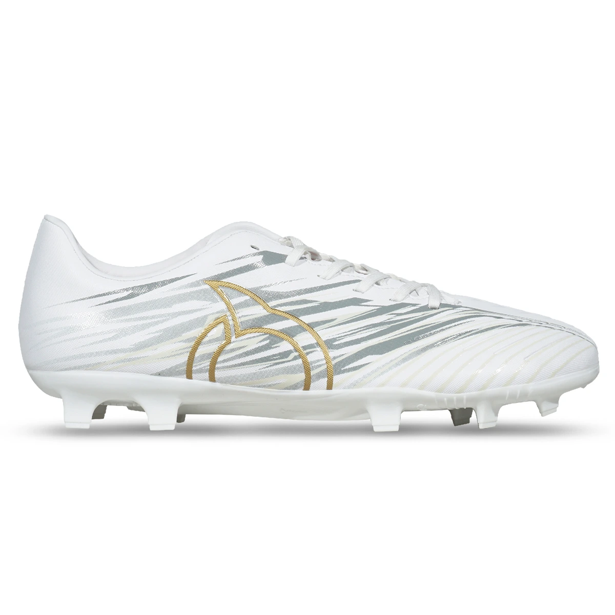 Sepatu Bola Ortuseight Catalyst Ballistic FG - White/Gold
