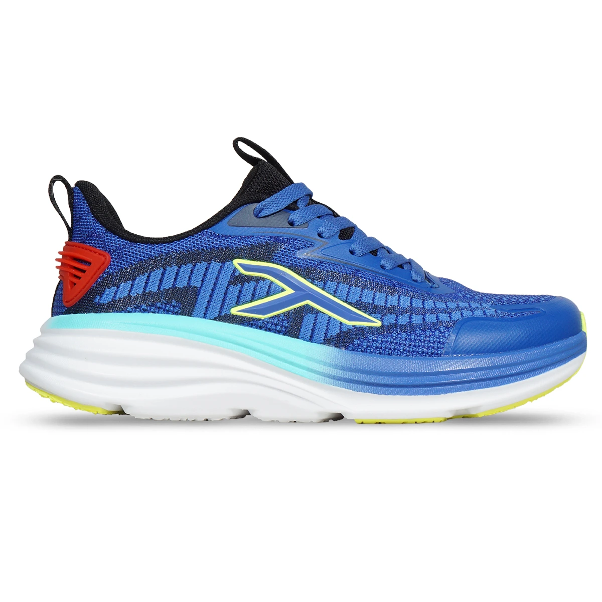 Sepatu Running Hundred Softstride HRFS-4M140-3 - Navy Blue/Lime/Ride