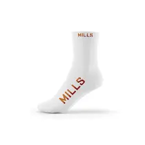 Kaos Kaki Mills Quarter Socks A1 2009 - White/Red