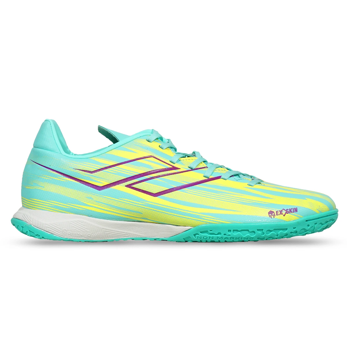 Sepatu Futsal Mills Espada IN - Green/Yellow/Purple