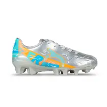 Sepatu Bola Anak Ortuseight Catalyst Liberte V4 FG CH - Silver/Aqua