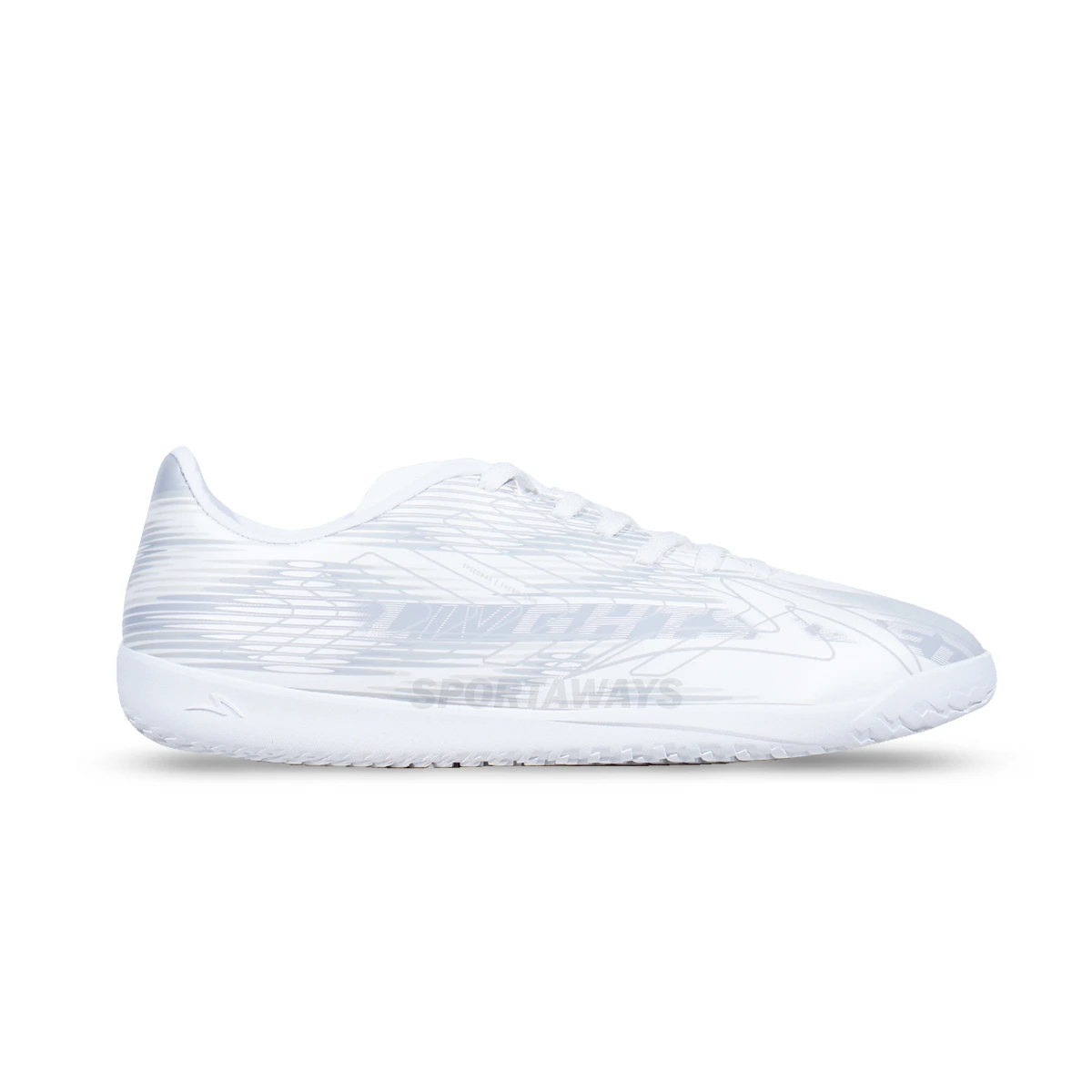 Sepatu Futsal Specs Accelerator Lightspeed 4 Nitro JR IN - White/Lunar Rock/Copper