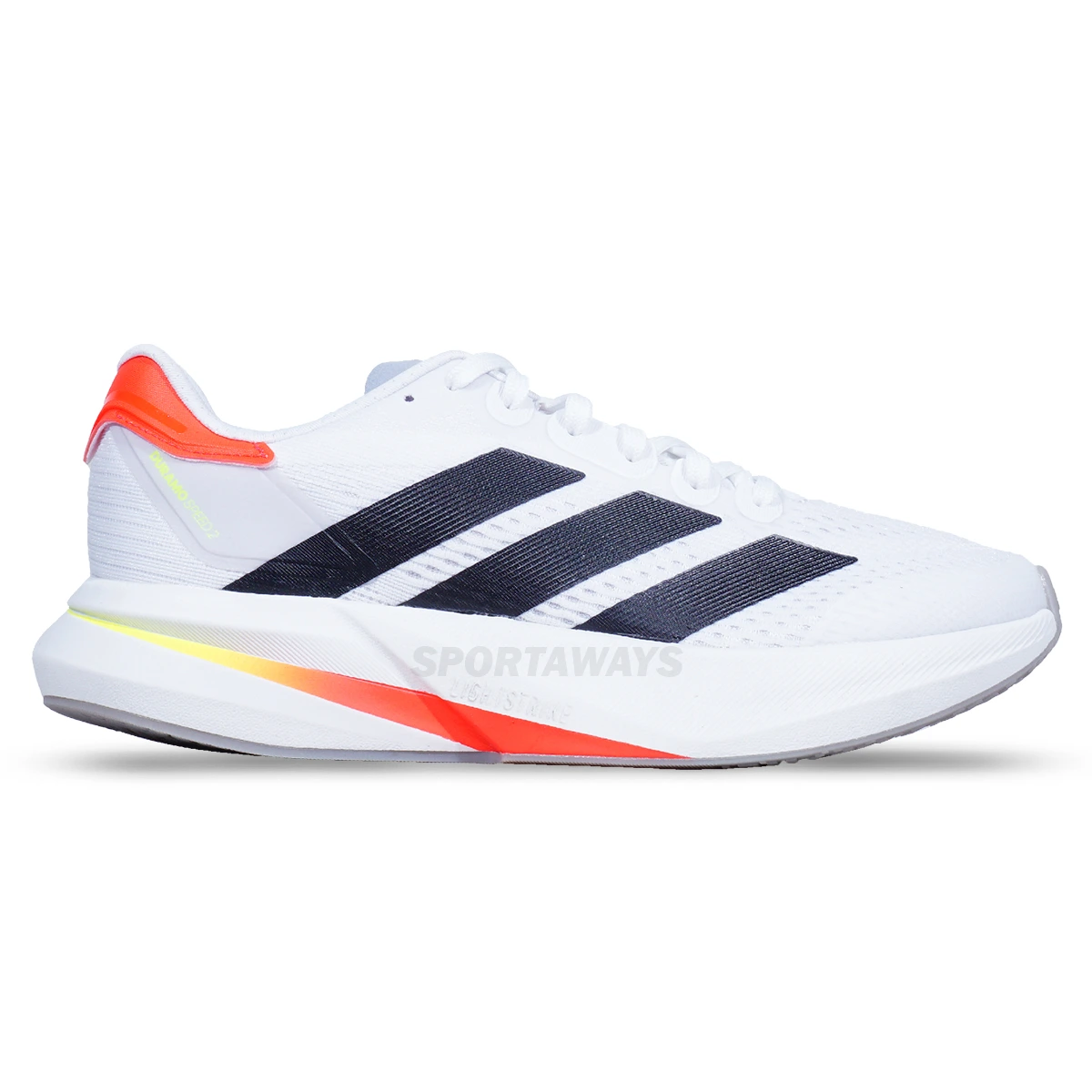 Sepatu Running Adidas Duramo Speed 2 M IF9393 - White/Black/Multicolor