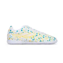 Sepatu Futsal Mills Oxy IN JR - White/Yellow