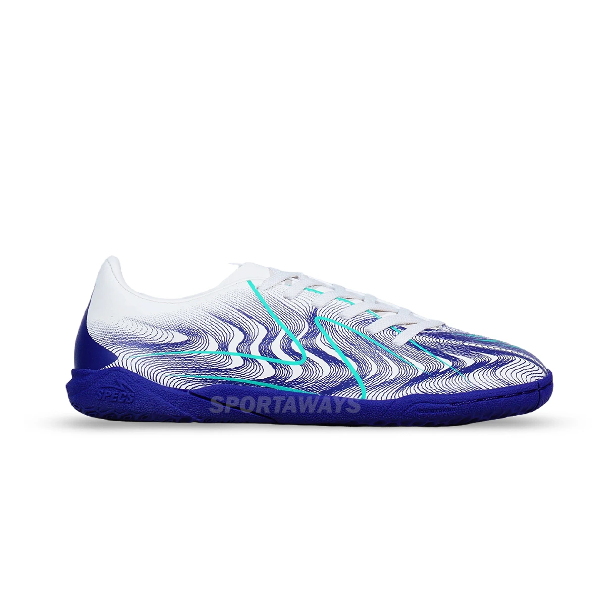 Sepatu Futsal Anak Specs Reacto Deviant JR IN - Future Dusk/Atlantis Green/White Assylum