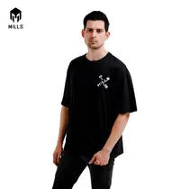 Baju Mills Cross Oversize 28005 - Black