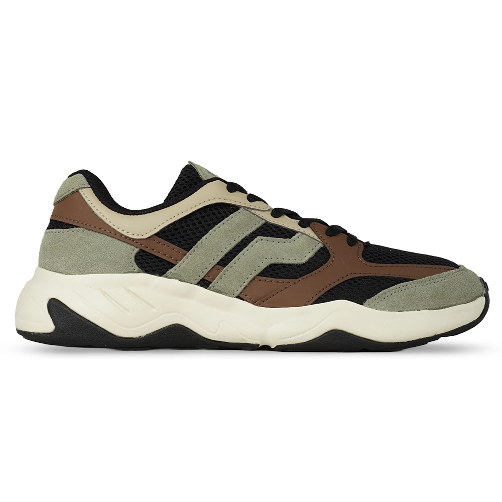 Sepatu Casual Piero Ergo 2000 PRM - Black/Off White/Black