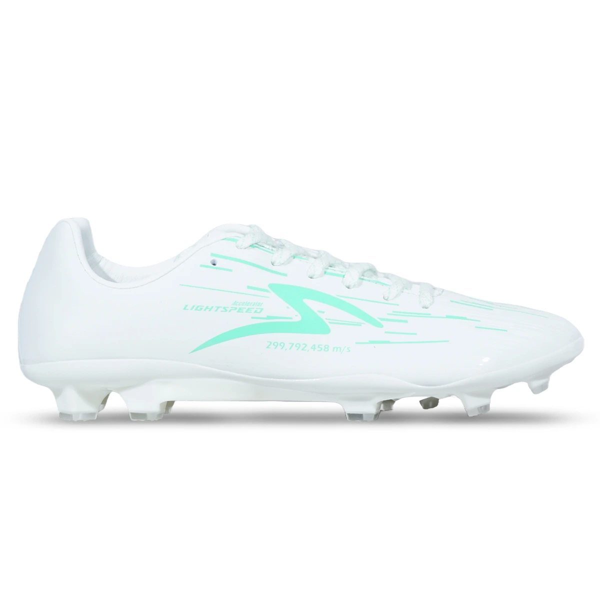 Sepatu Bola Specs Lightspeed Reborn FG - Lightest Sky/Green Bug