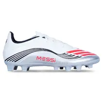 Sepatu Bola Adidas F50 Messi Club FG JP7443 - Ftwwht/Lucred/Silvmt Ftwbla