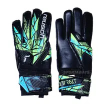 Sarung Tangan Reusch GK Gloves Attrakt Solid Finger Support 7412 - Black/Fluo Lime/Black