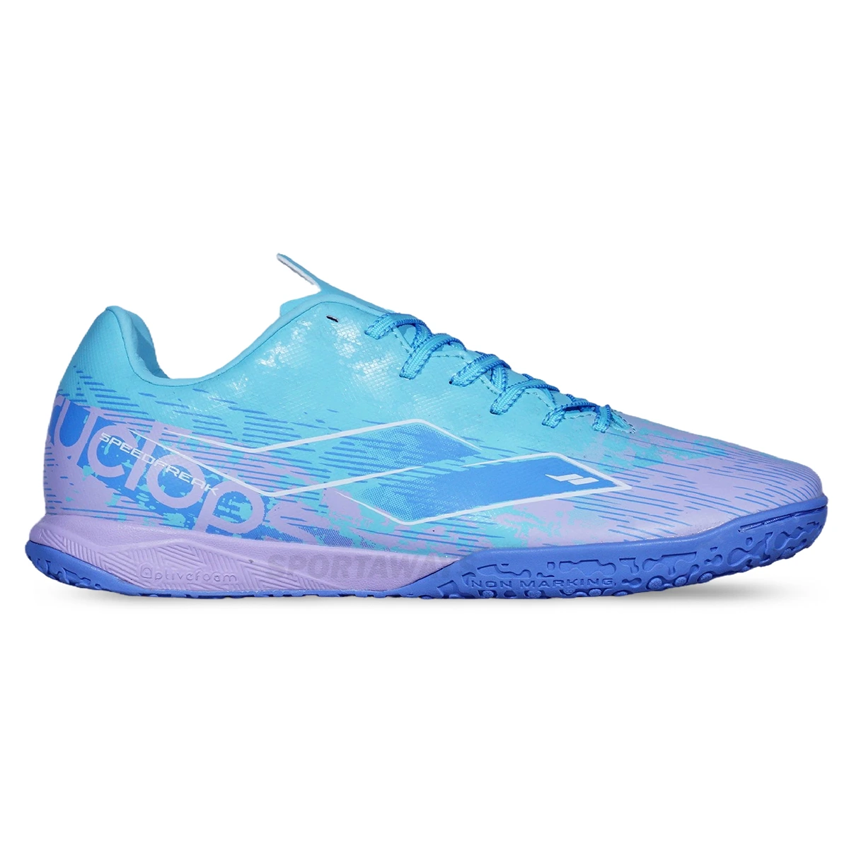 Sepatu Futsal Mills Xyclops Speedfreak 1.2 Prime IN - Sky Blue/Lylac/Marina Blue